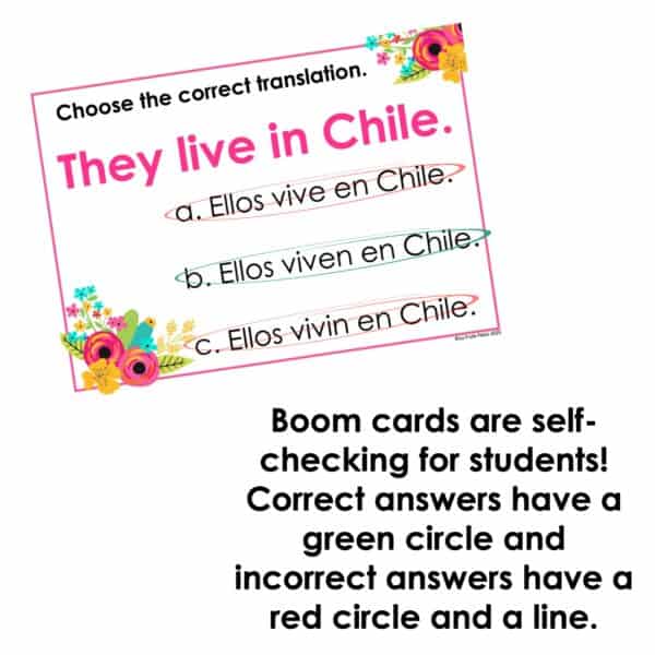 Present -ER/-IR Verbs Activities for Spanish Class - La Profe Plotts