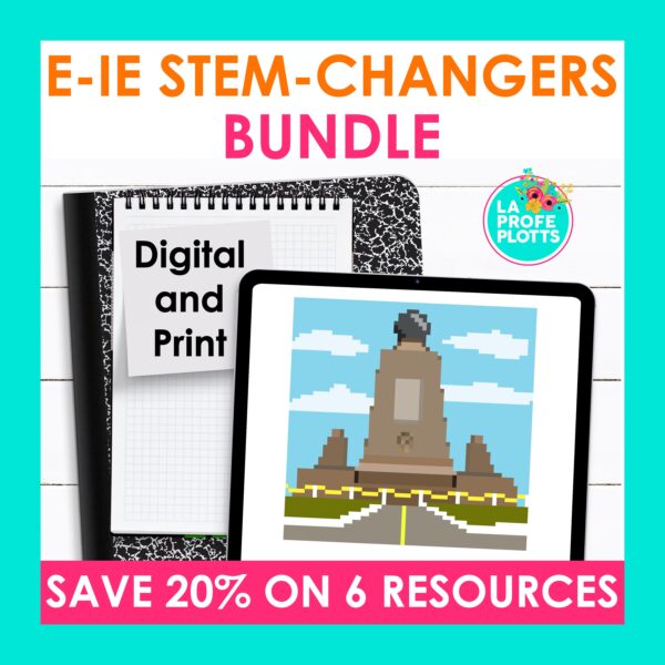 E-IE Stem-Changing Verbs Activities for Spanish Class - La Profe Plotts