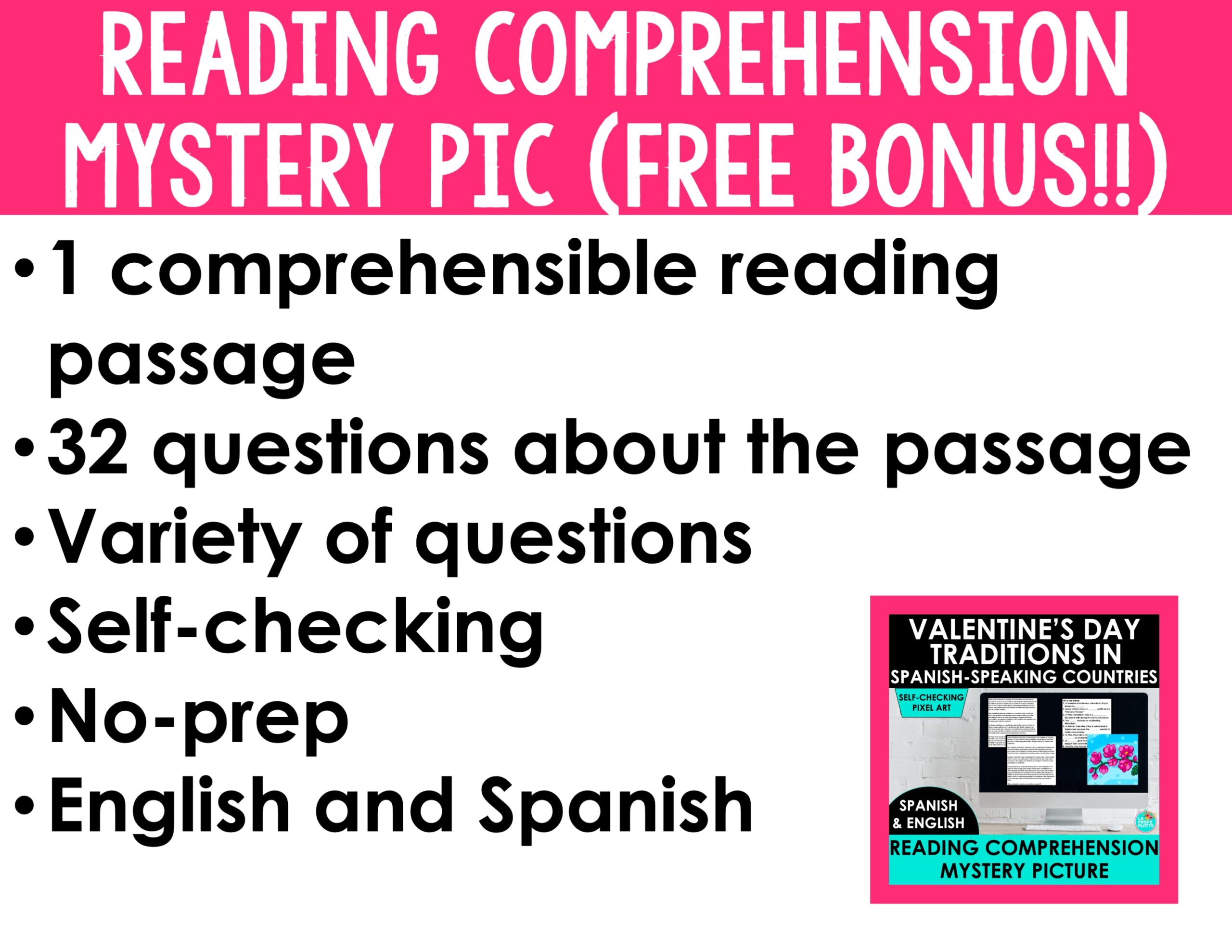 Spanish Valentine's Day Activities Bundle - Image 12
