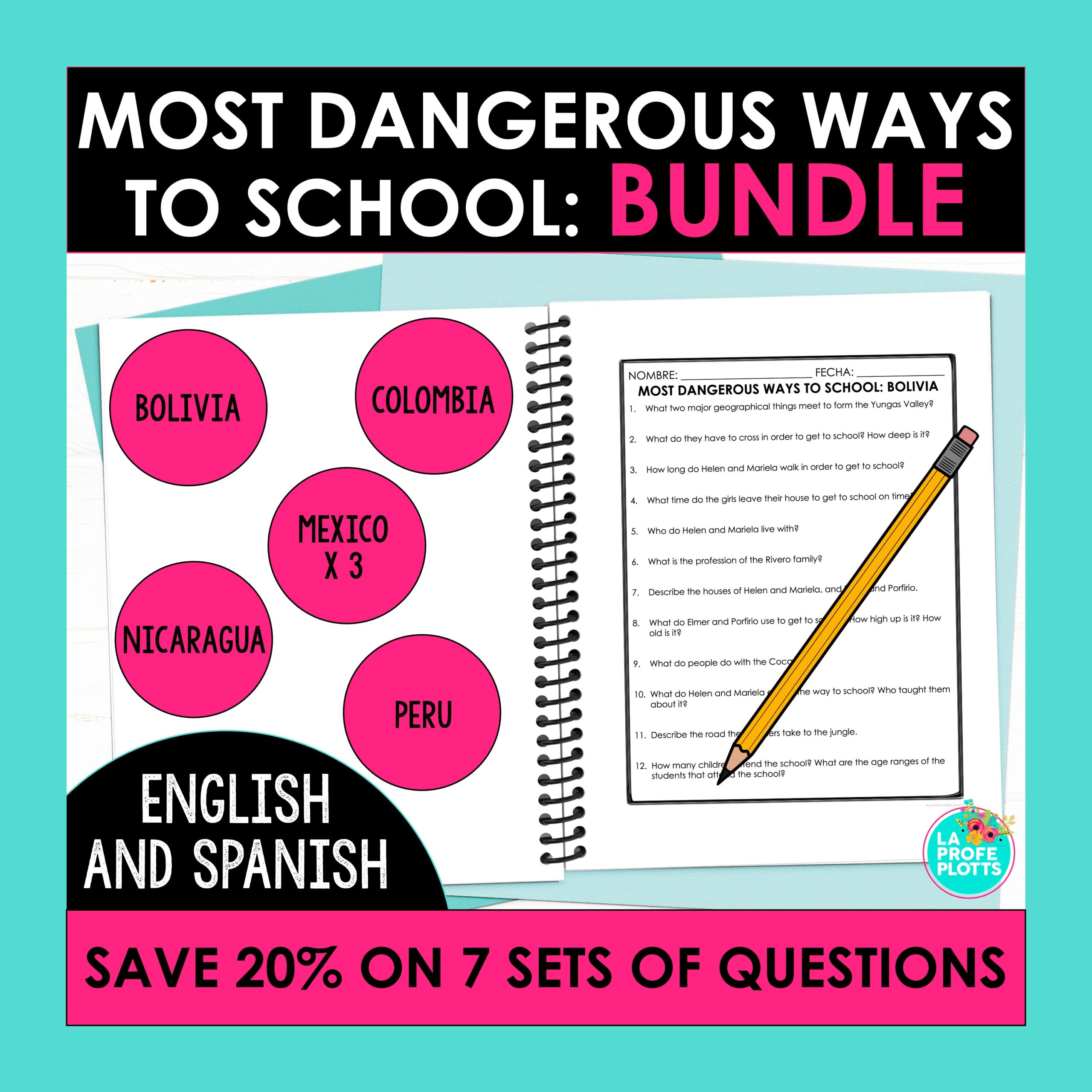 Most Dangerous Ways to School Questions Bundle