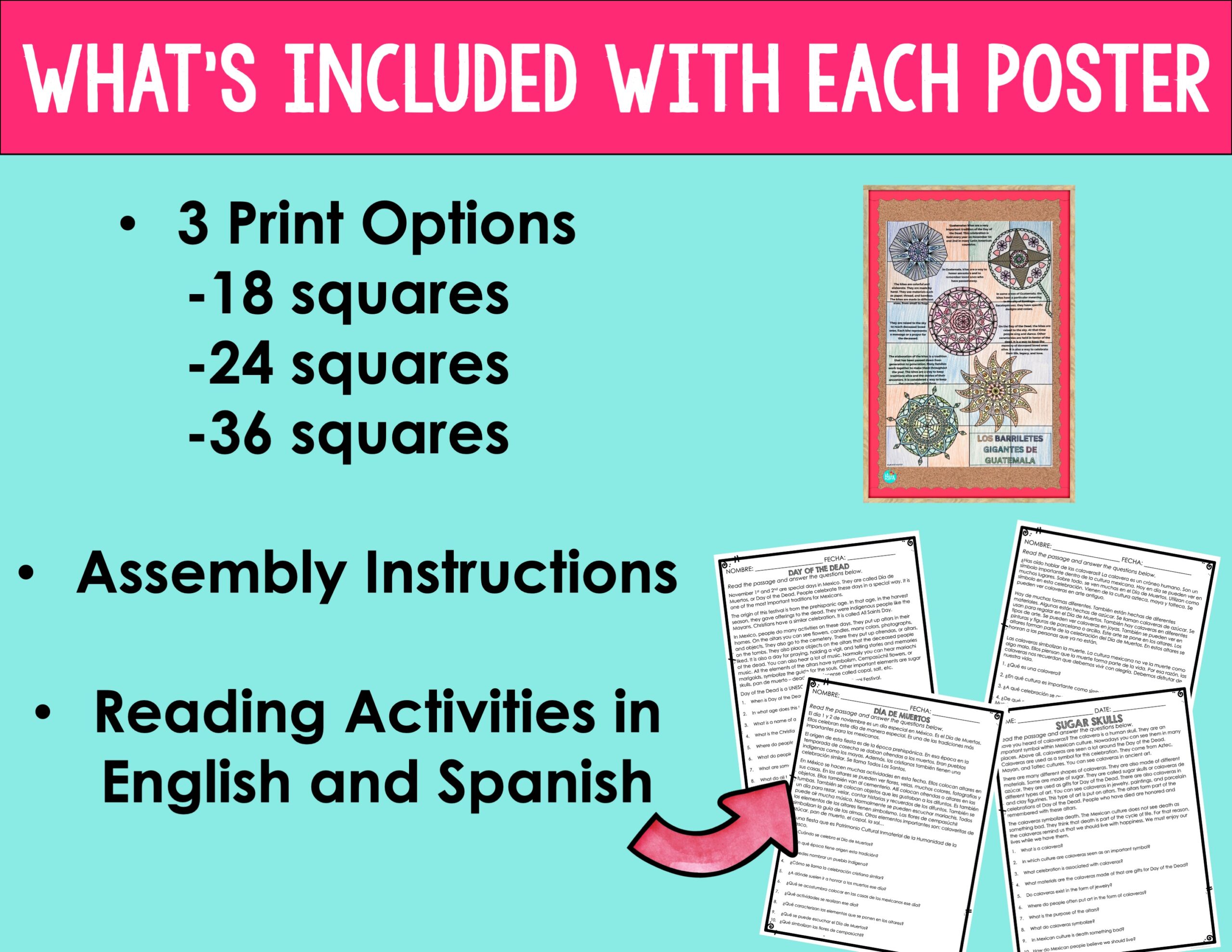 Día de los Muertos Activity Bundle | Spanish Day of the Dead Activities - Image 7