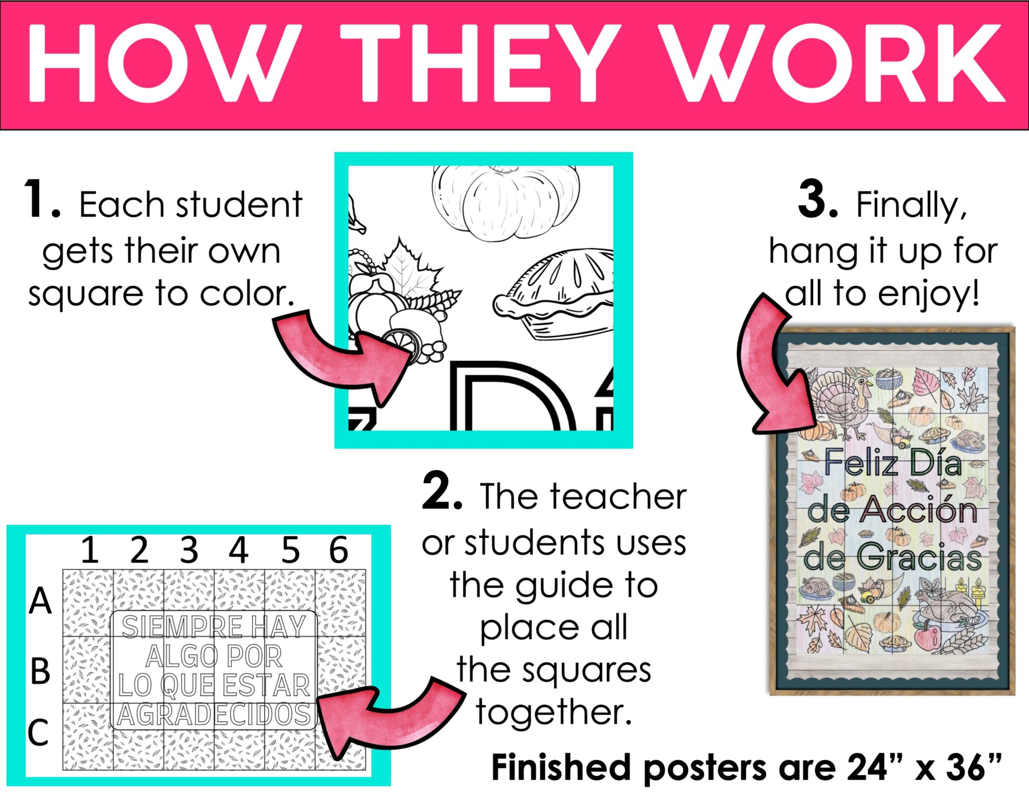 Spanish Thanksgiving Activities Bundle - La Profe Plotts