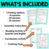 Spanish Summer Vocabulary Collaborative Poster (Nouns) - La Profe Plotts
