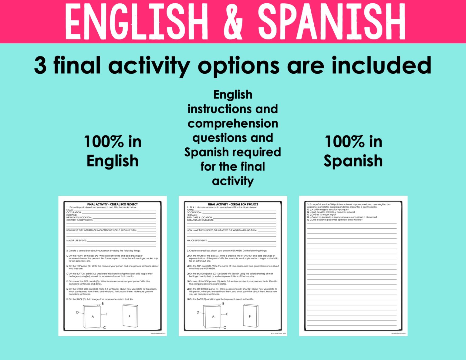 Hispanic Heritage Month Activity Bundle | Hispanic Heritage Month in ...