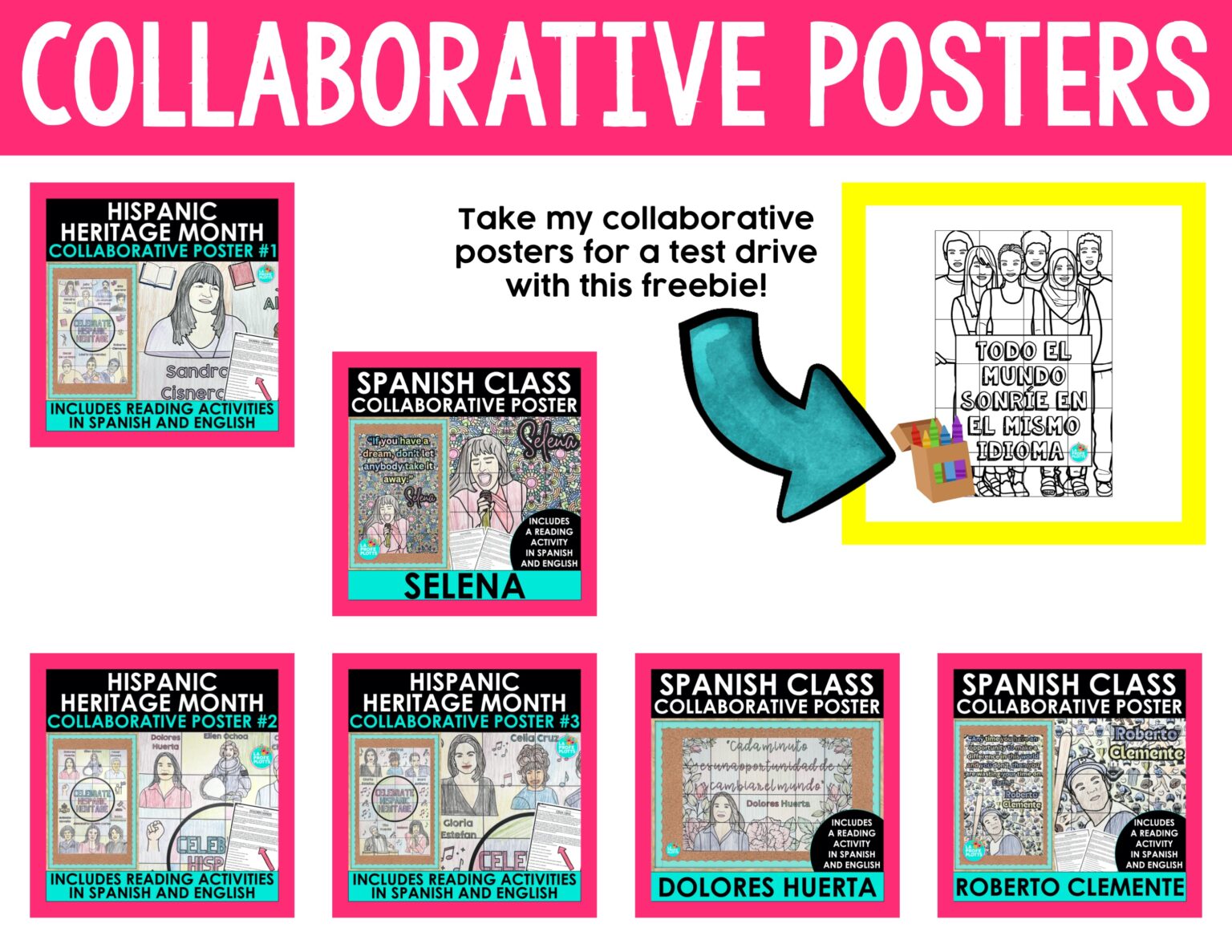 Hispanic Heritage Month Activity Bundle | Hispanic Heritage Month in ...