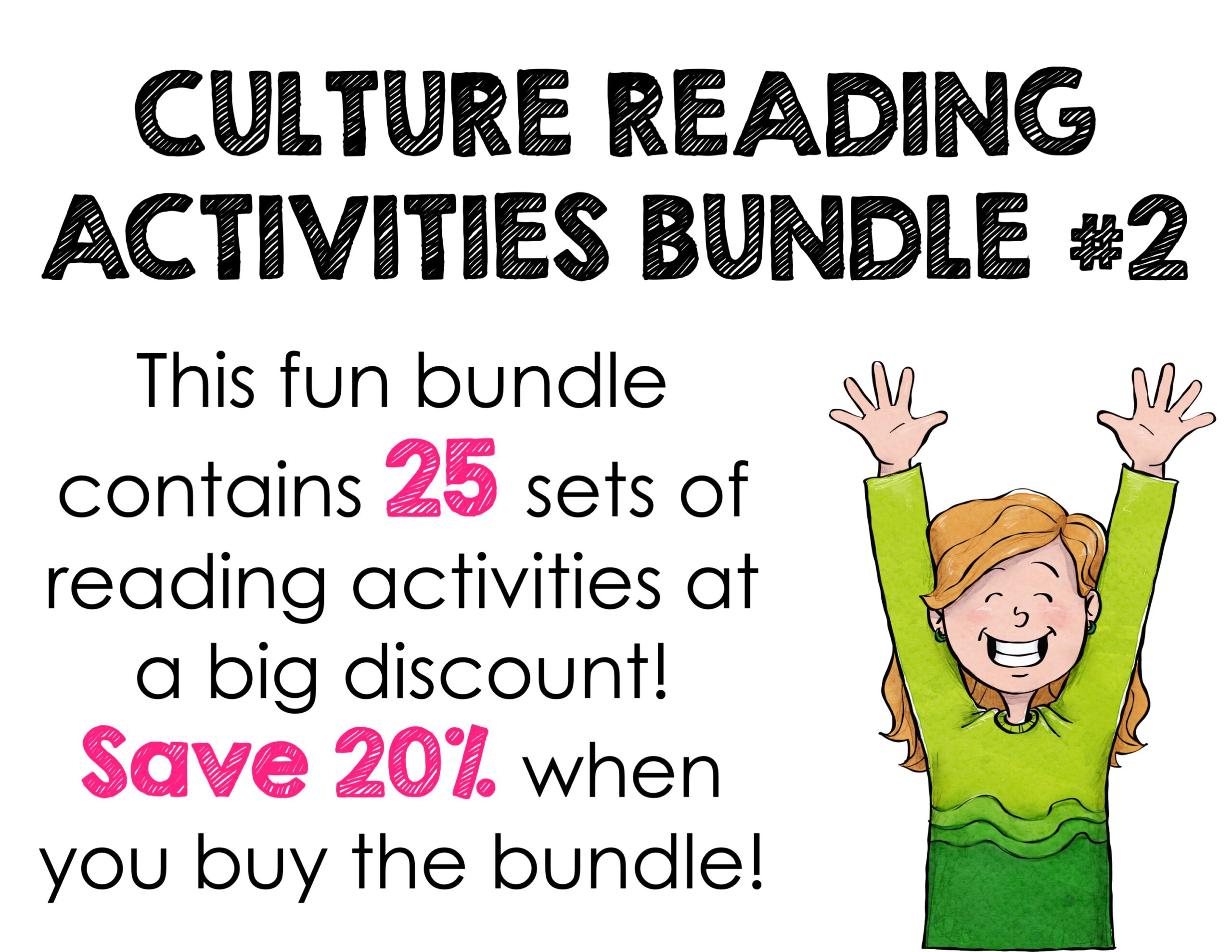 Culture Reading Activities Bundle #2 | Printable Reading Activities for Spanish Class - Image 2
