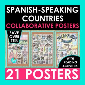 Spanish-Speaking Countries Activities - Poster Bundle
